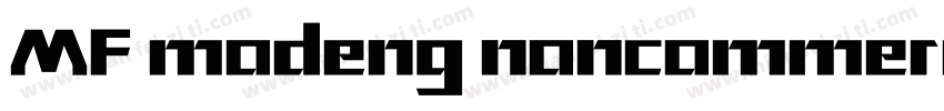 MF modeng noncommercial regular字体转换